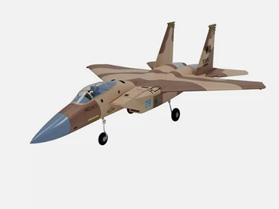 XFly F15 twin 40mm Eagle Desert Camo PNP RC Jet