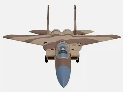 XFly F15 twin 40mm Eagle Desert Camo PNP RC Jet