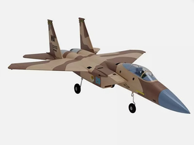 XFly F15 twin 40mm Eagle Desert Camo PNP RC Jet