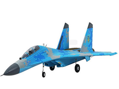 Xfly Su27 Twin 50mm Blue PNP RC JET